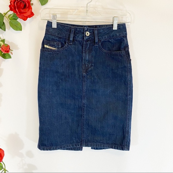 Diesel Dresses & Skirts - Diesel Denim Jean Pencil Skirt
